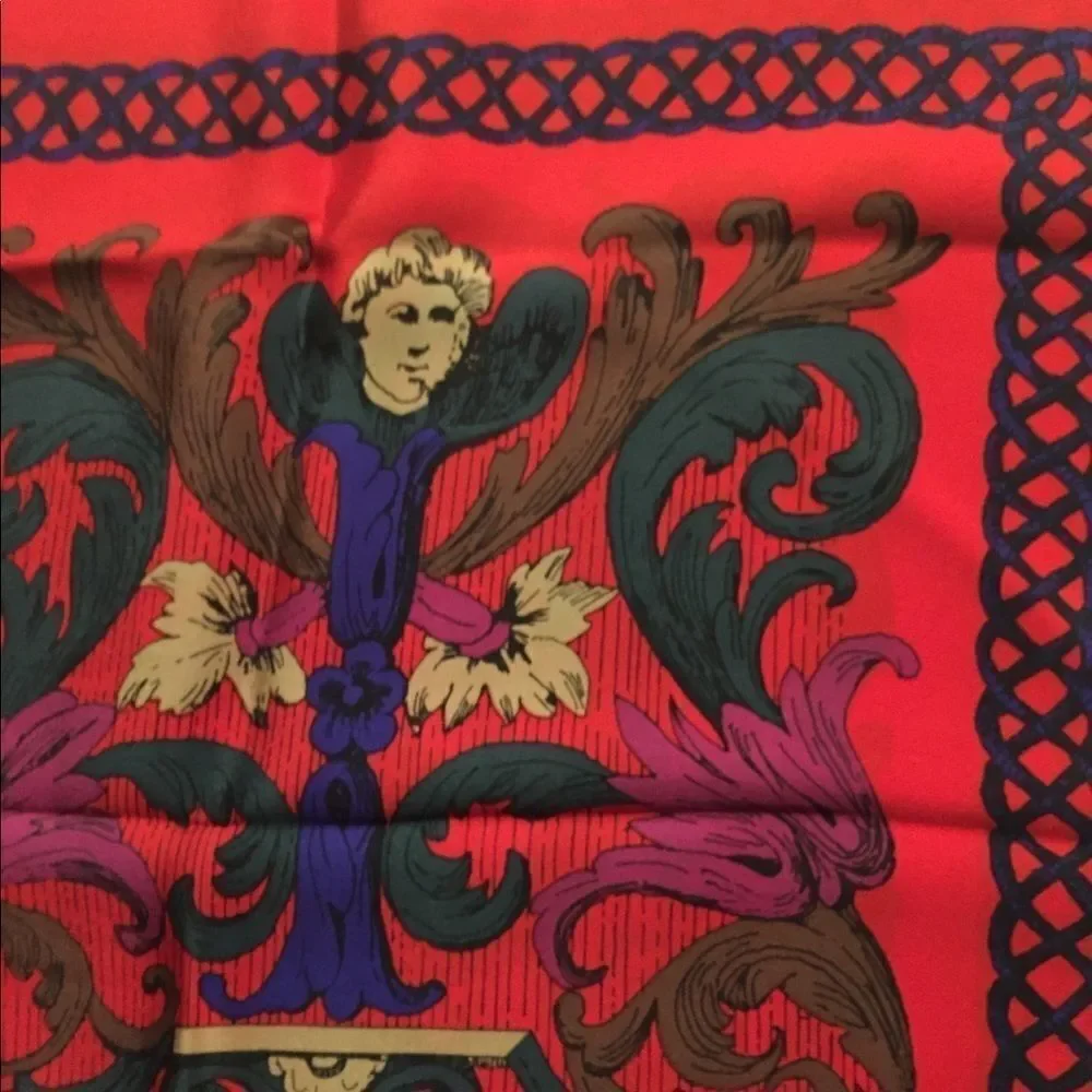 Vintage Ginnie Johansen silk scarf